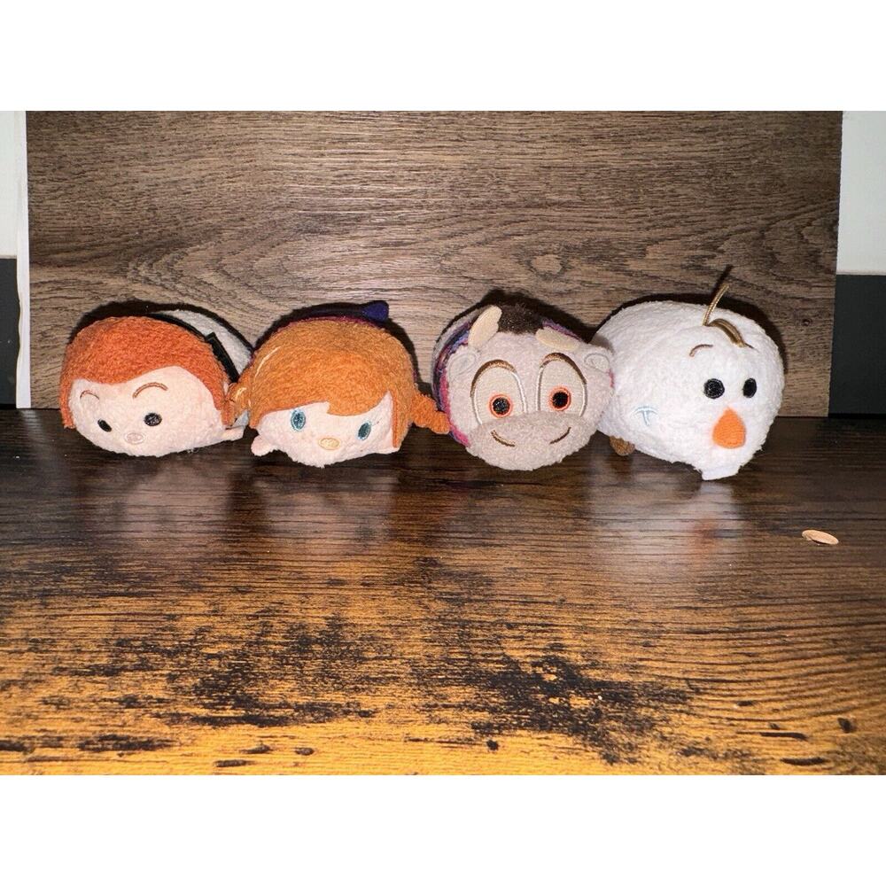 Disney Tsum Tsum Frozen Mini Plush Set Of 4 Sven Anna Olaf Hans